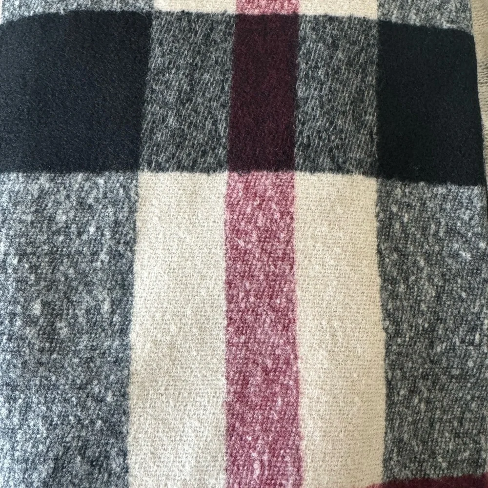 Plaid Oversized Blanket Scarf